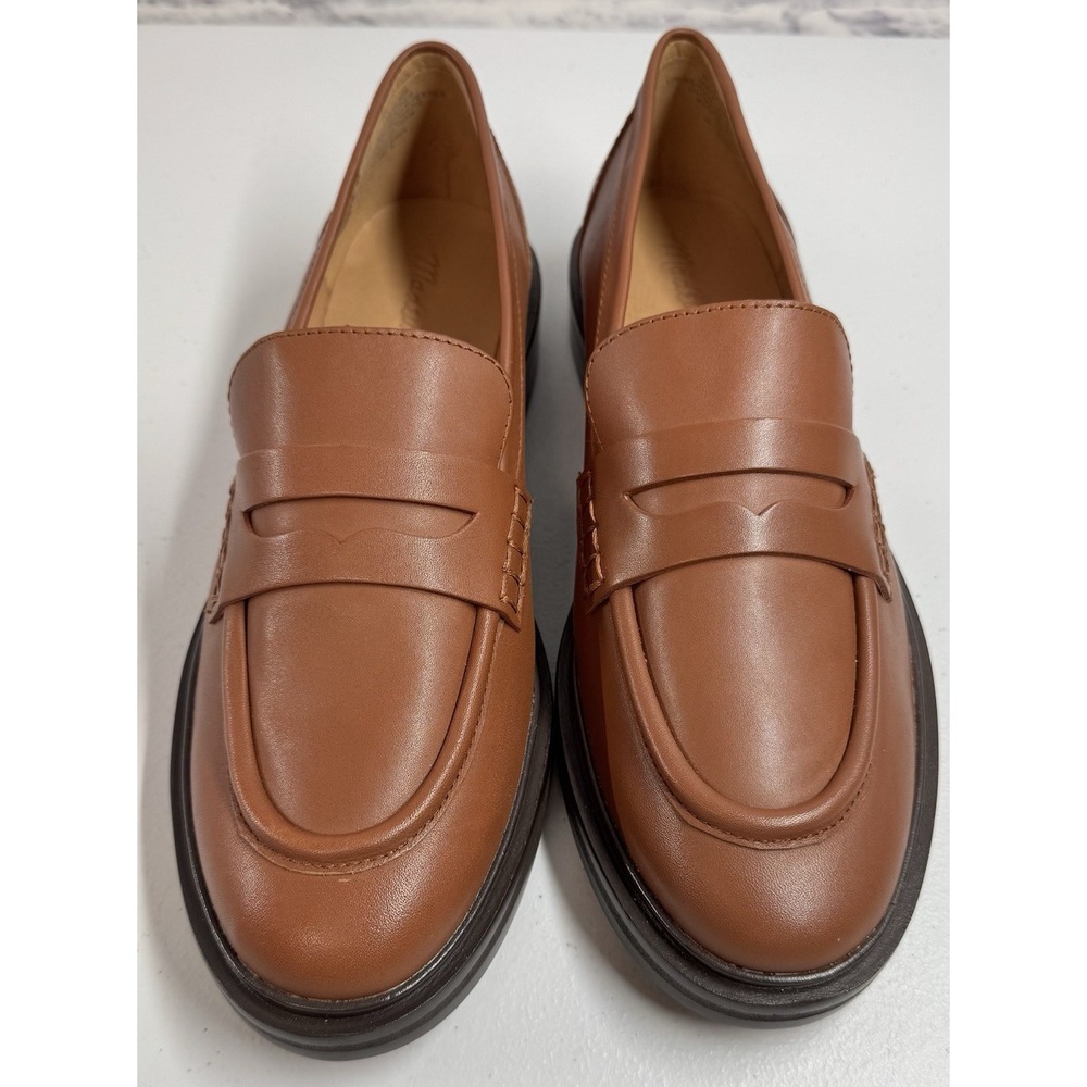 *BRAND NEW* Madewell The Vernon Loafer Womens 9 Dried Maple Shoes Preppy - Picture 5 of 8
